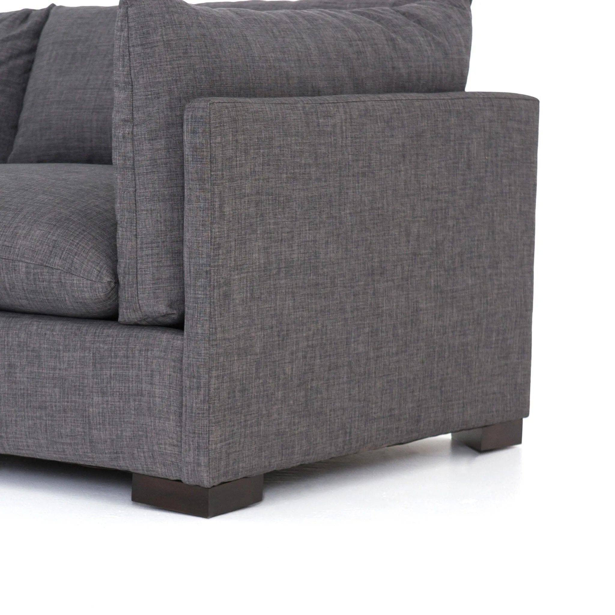 Four Hands Westwood 3-Piece Sectional in Bennett Charcoal