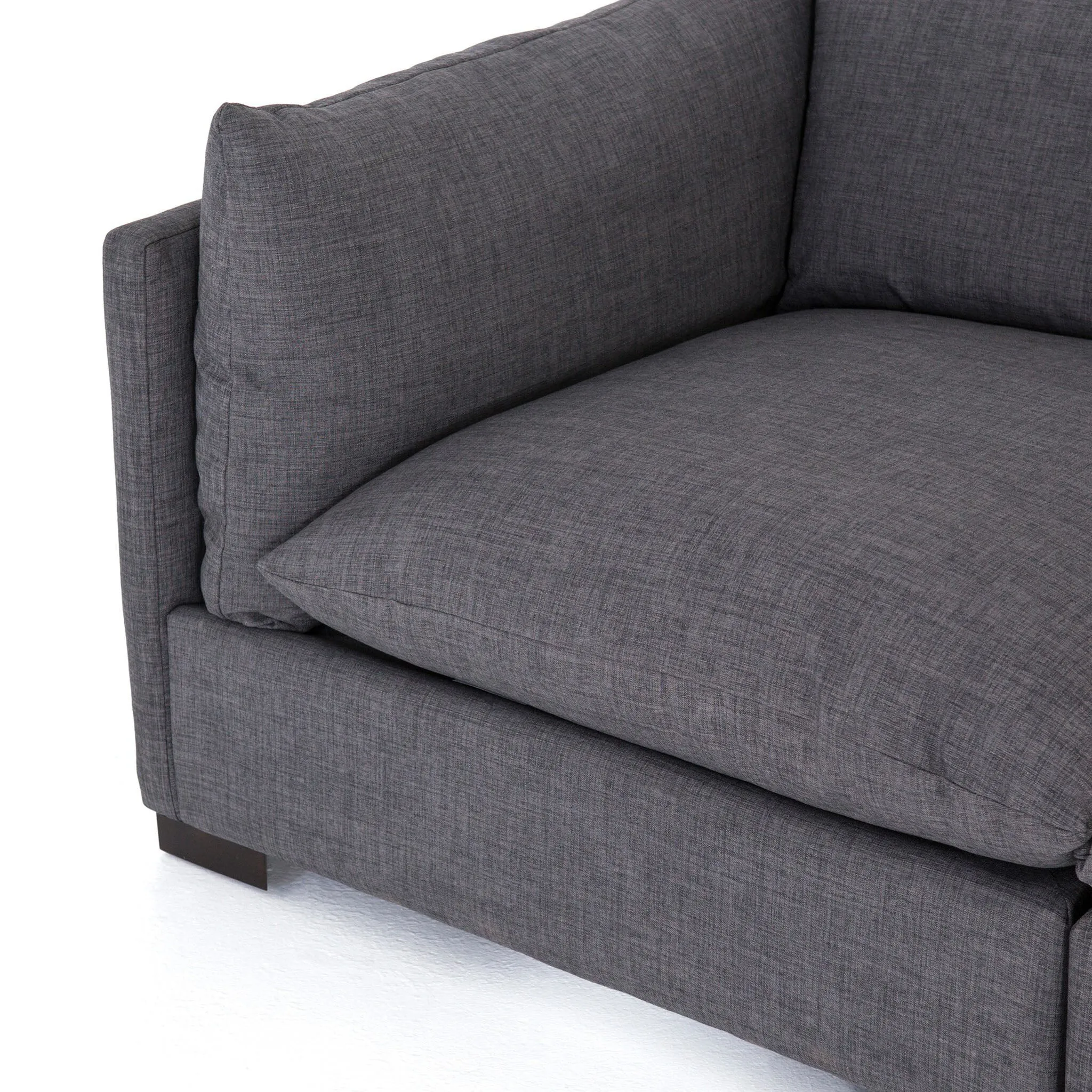 Four Hands Westwood 3-Piece Sectional in Bennett Charcoal