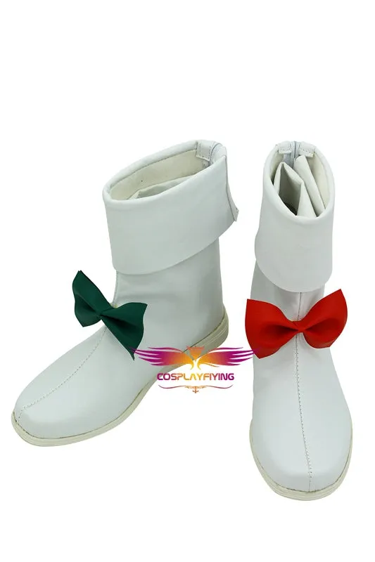 Game Hopeless Masquerade Hata no Kokor Cosplay Shoes Boots Custom Made for Adult Men and Women Halloween Carnival