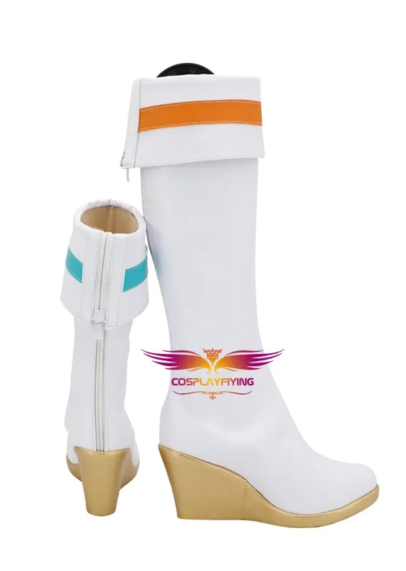 Game LOL League of Legends The Sheriff of Piltover Caitlyn Cosplay Shoes Boots Custom Made for Adult Men and Women Halloween Carnival