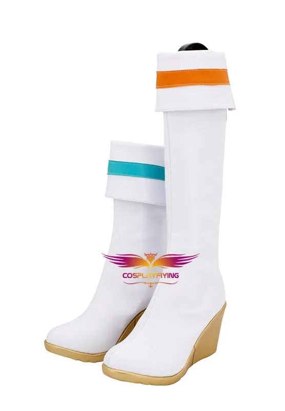 Game LOL League of Legends The Sheriff of Piltover Caitlyn Cosplay Shoes Boots Custom Made for Adult Men and Women Halloween Carnival