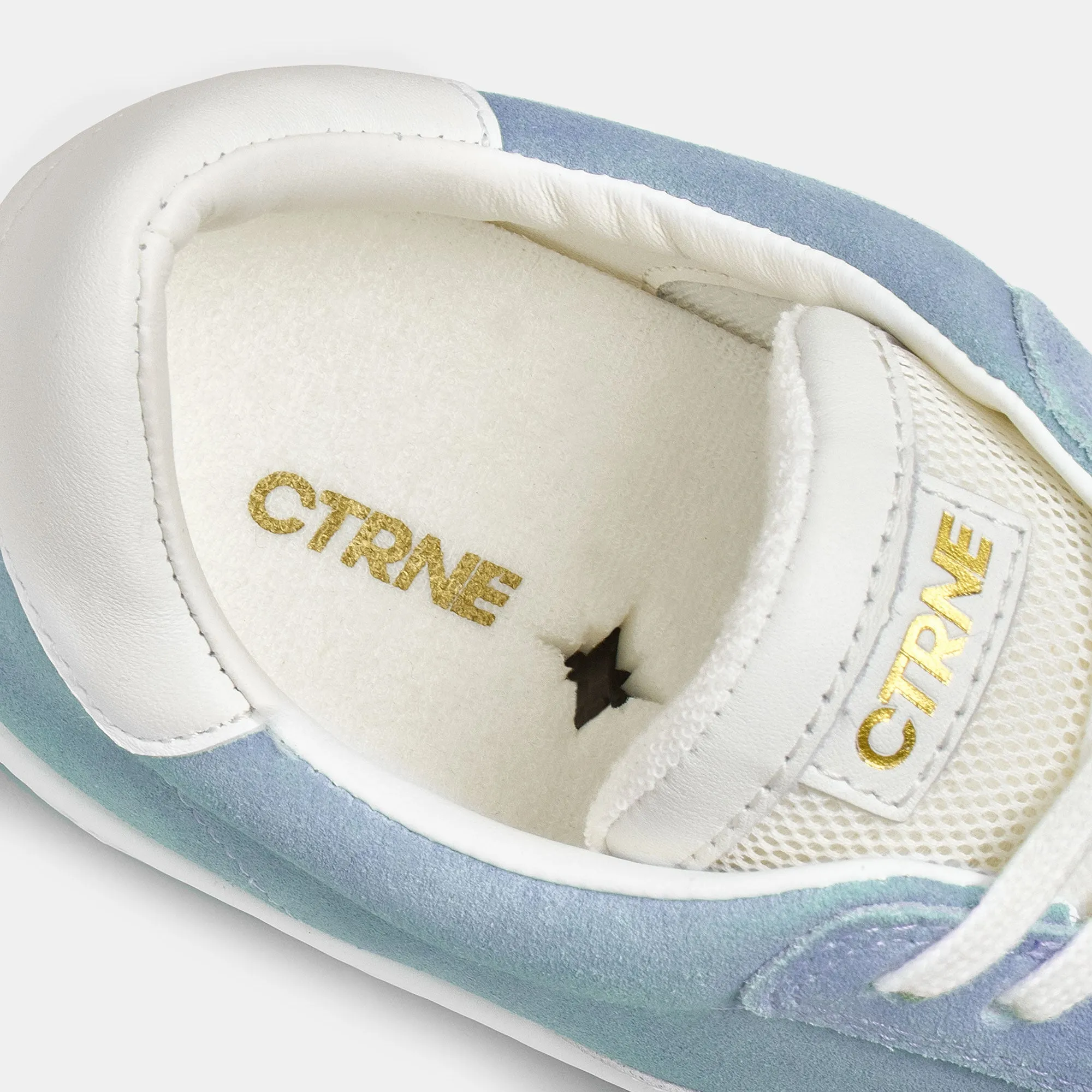 Geode Manifest Sneaker in Blue/Suede Ladies