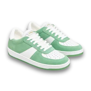 Geode Manifest Sneaker in Green/Suede Ladies
