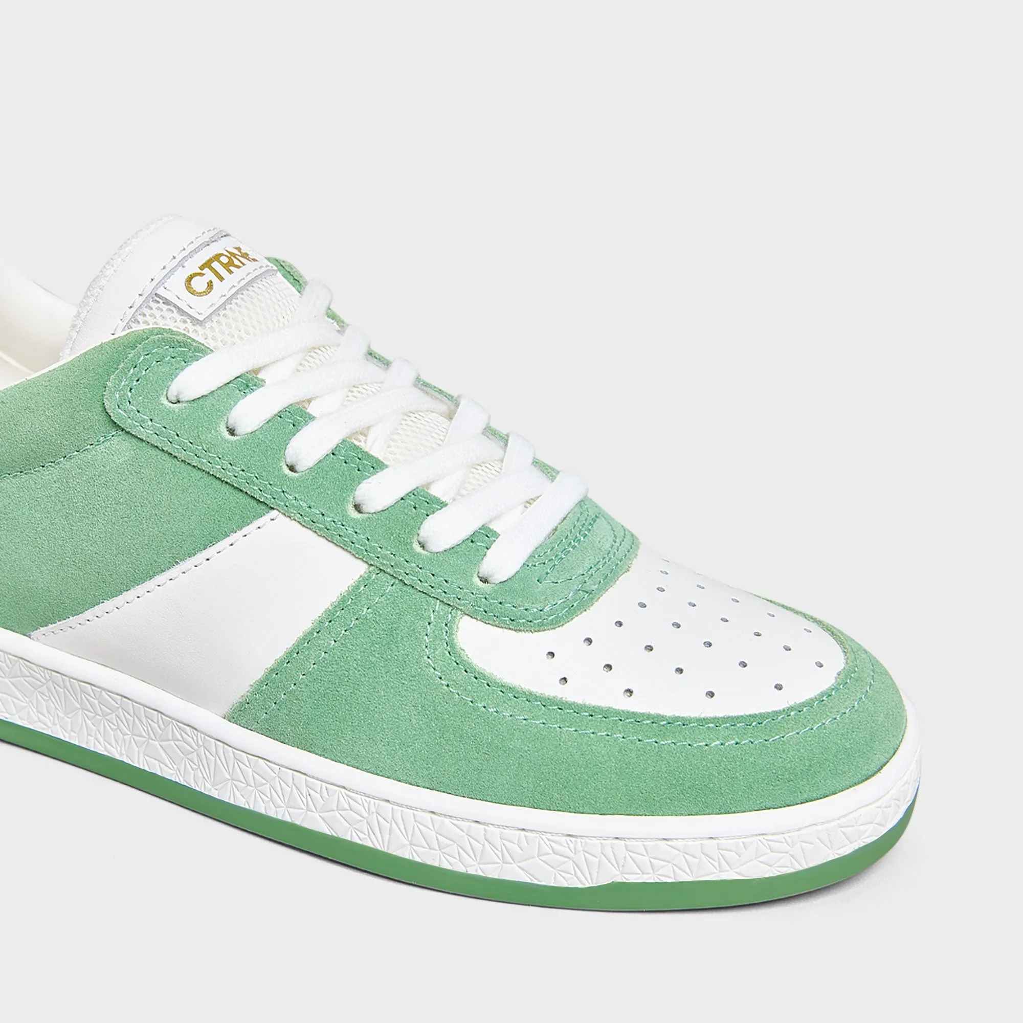 Geode Manifest Sneaker in Green/Suede Ladies