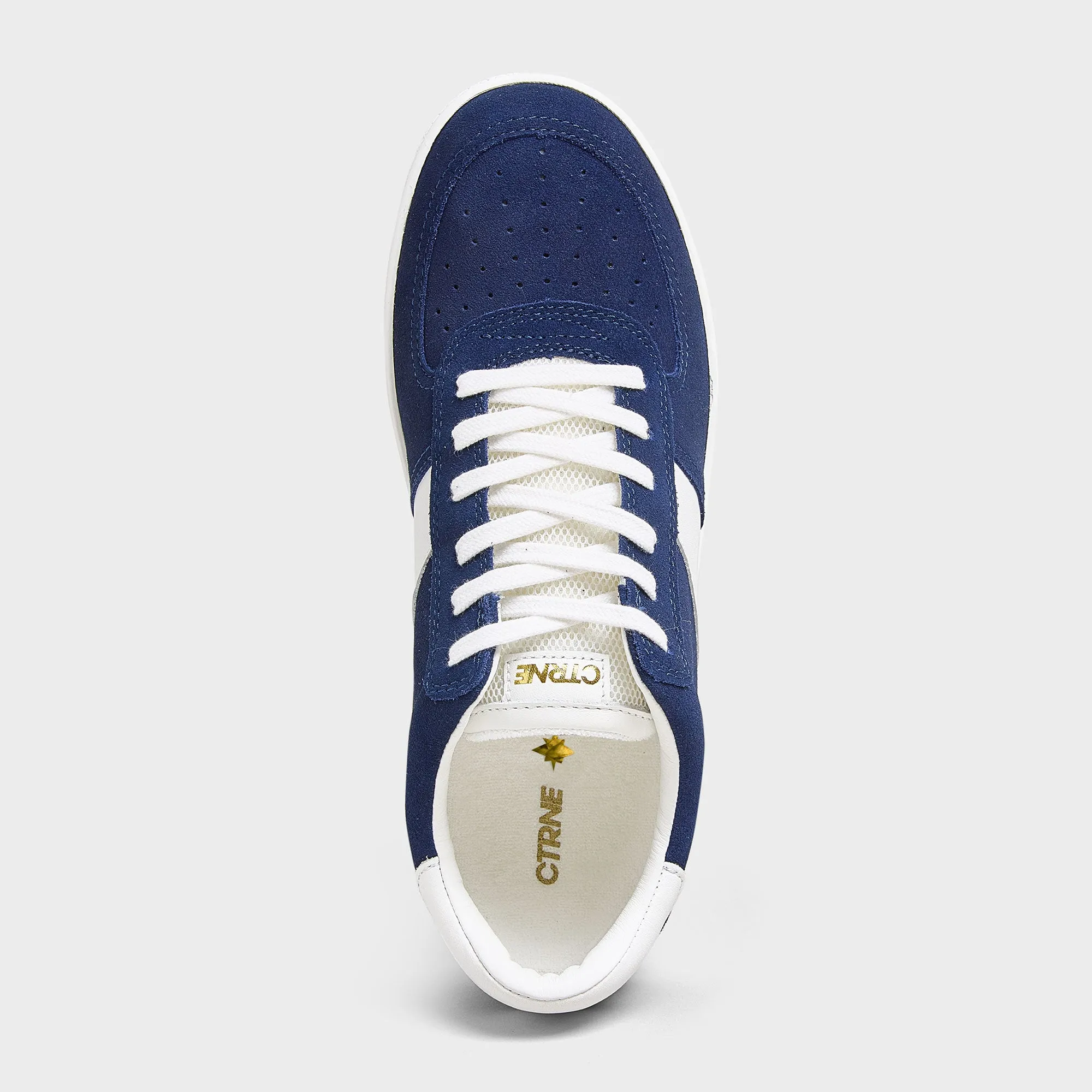 Geode Manifest Sneaker in Navy/Suede