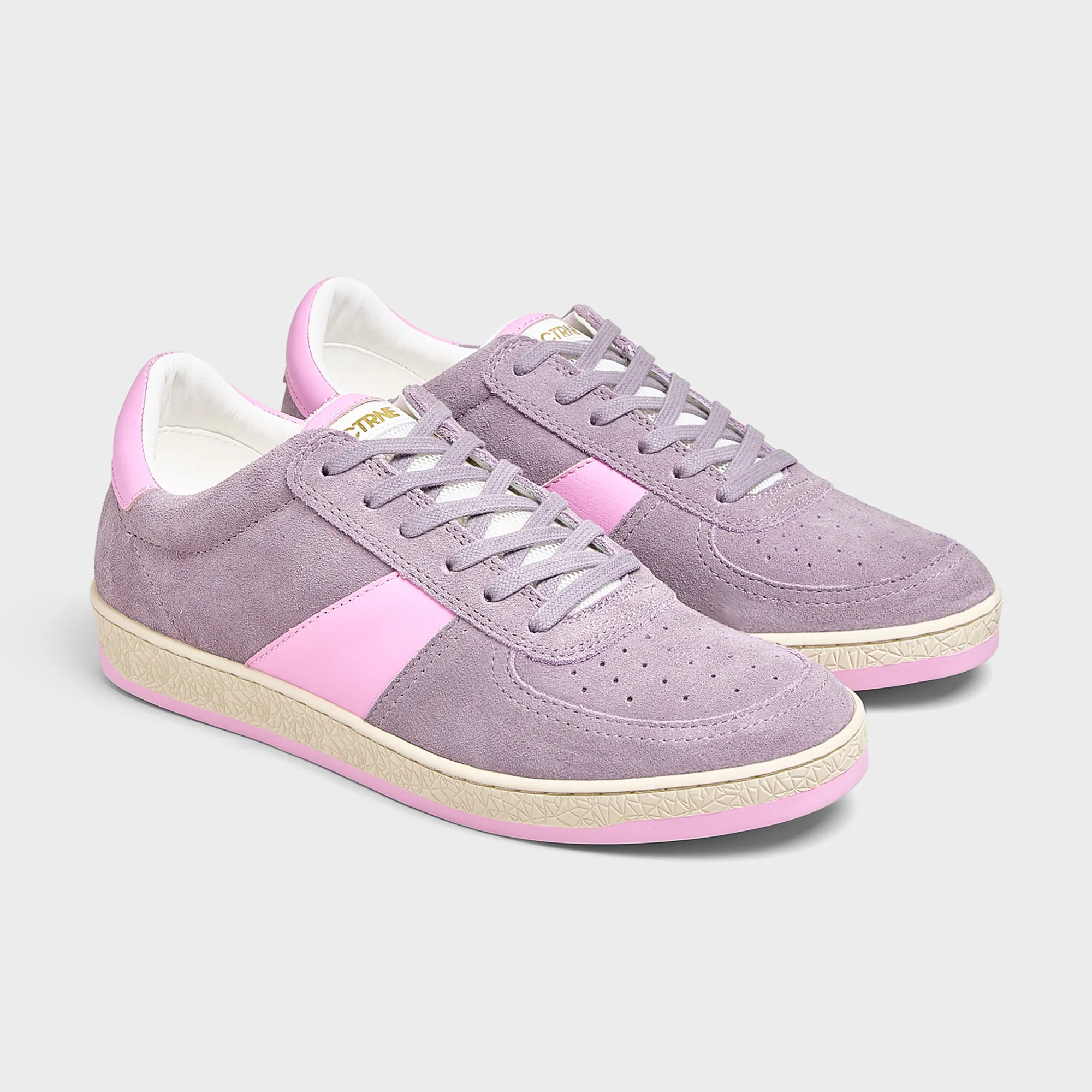 Geode Manifest Sneaker in Purple/Suede Ladies