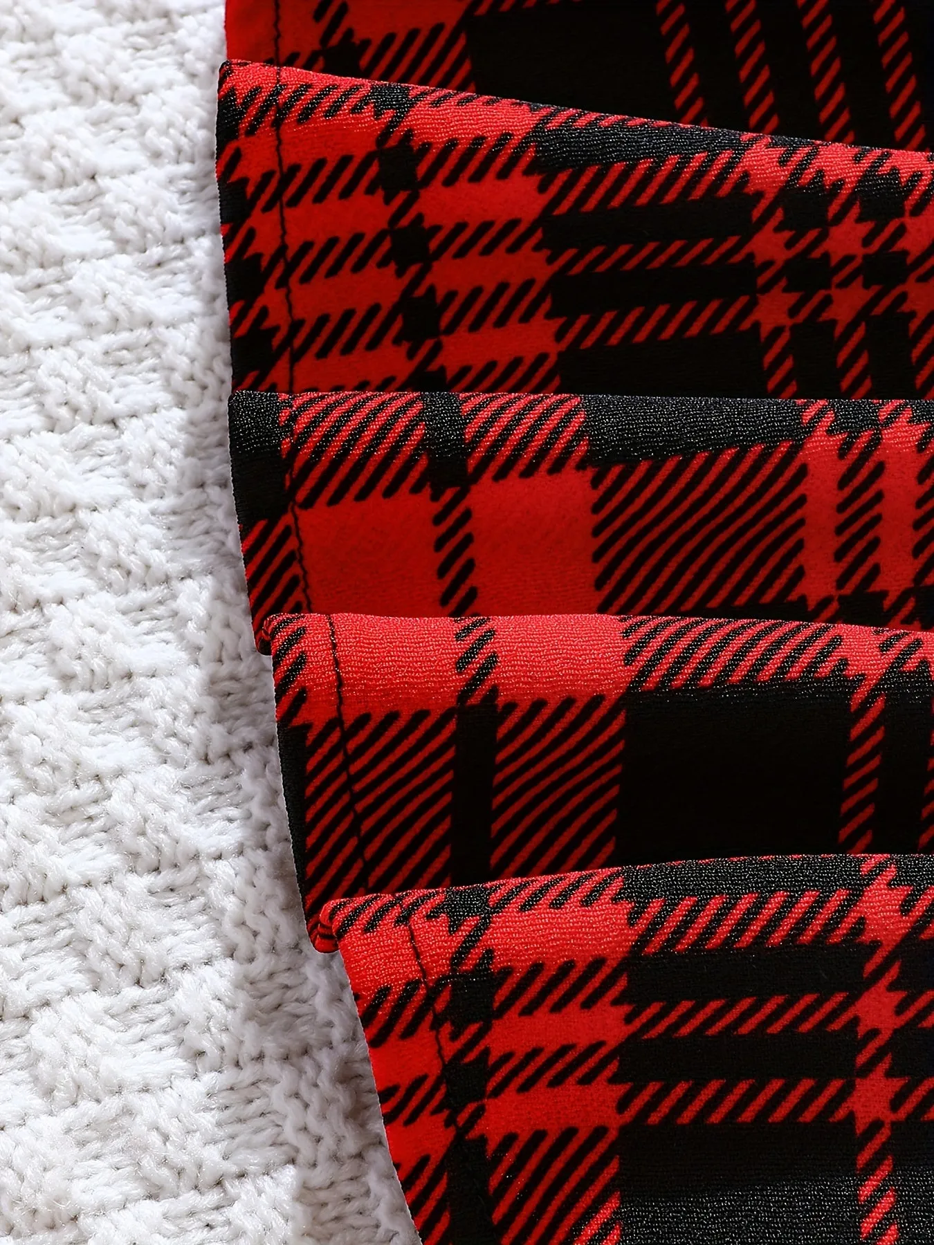 Girls 2pc Elegant Flare Long Sleeve Pullover   Plaid Skirt With Bow Belt Set Kids Clothes Spring Fall Christmas Gift Outdoor Wear