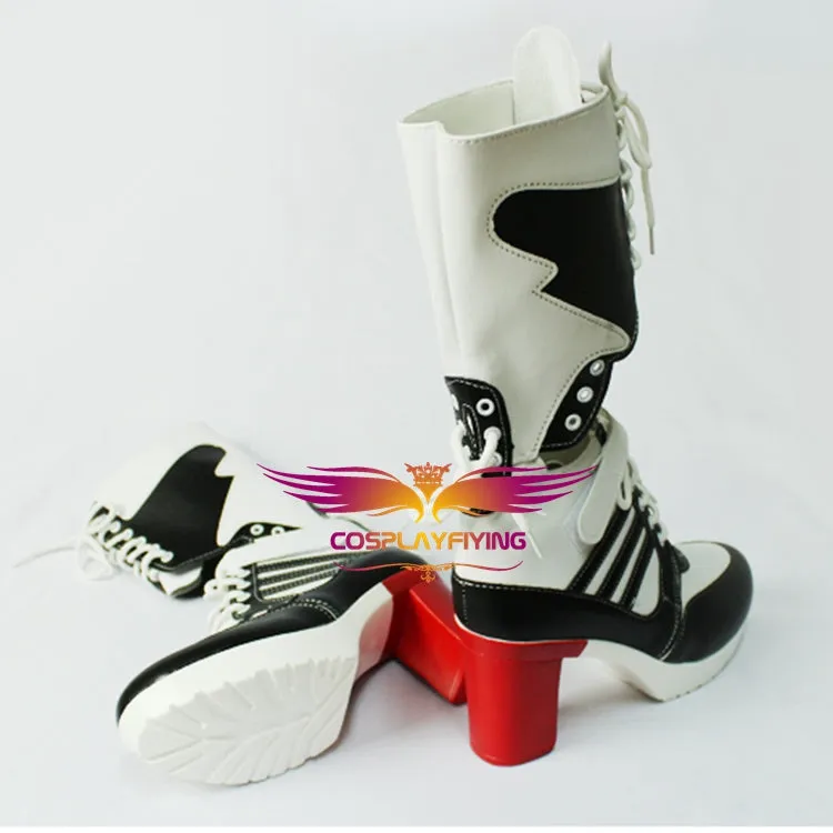 Joker Harley Quinn Suicide Squad Cosplay Shoes Boots Custom Made for Adult Men and Women