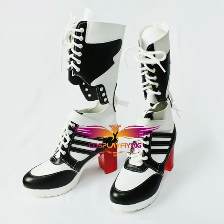 Joker Harley Quinn Suicide Squad Cosplay Shoes Boots Custom Made for Adult Men and Women