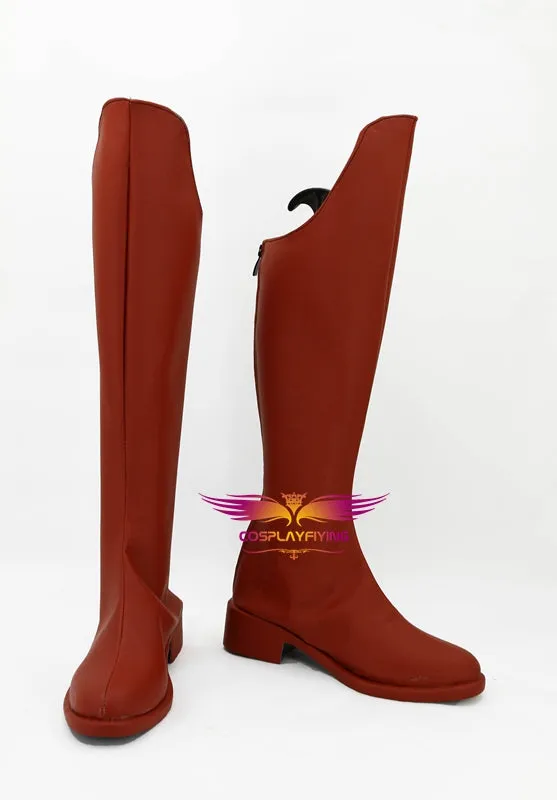 Justice League Supergirl Kara Zor-El Cosplay Shoes Boots Custom Made for Adult Men and Women