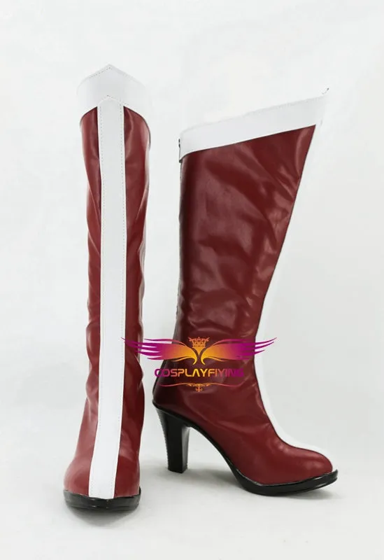 Justice League Wonder Woman Cosplay Shoes Boots Custom Made for Adult Men and Women