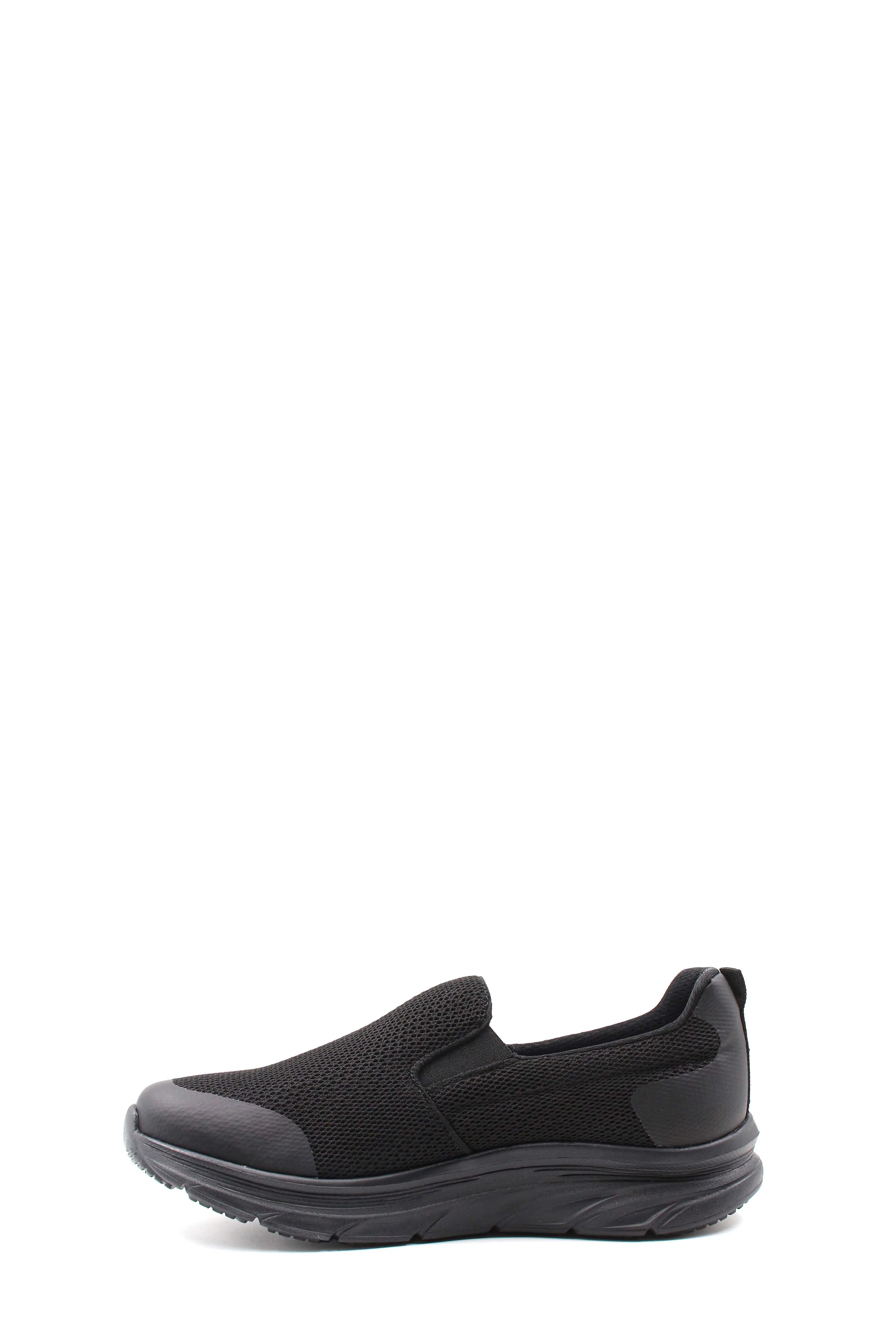 Men's Black Mesh Slip-On Sneakers - Wessi