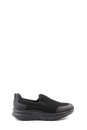 Men's Black Mesh Slip-On Sneakers - Wessi