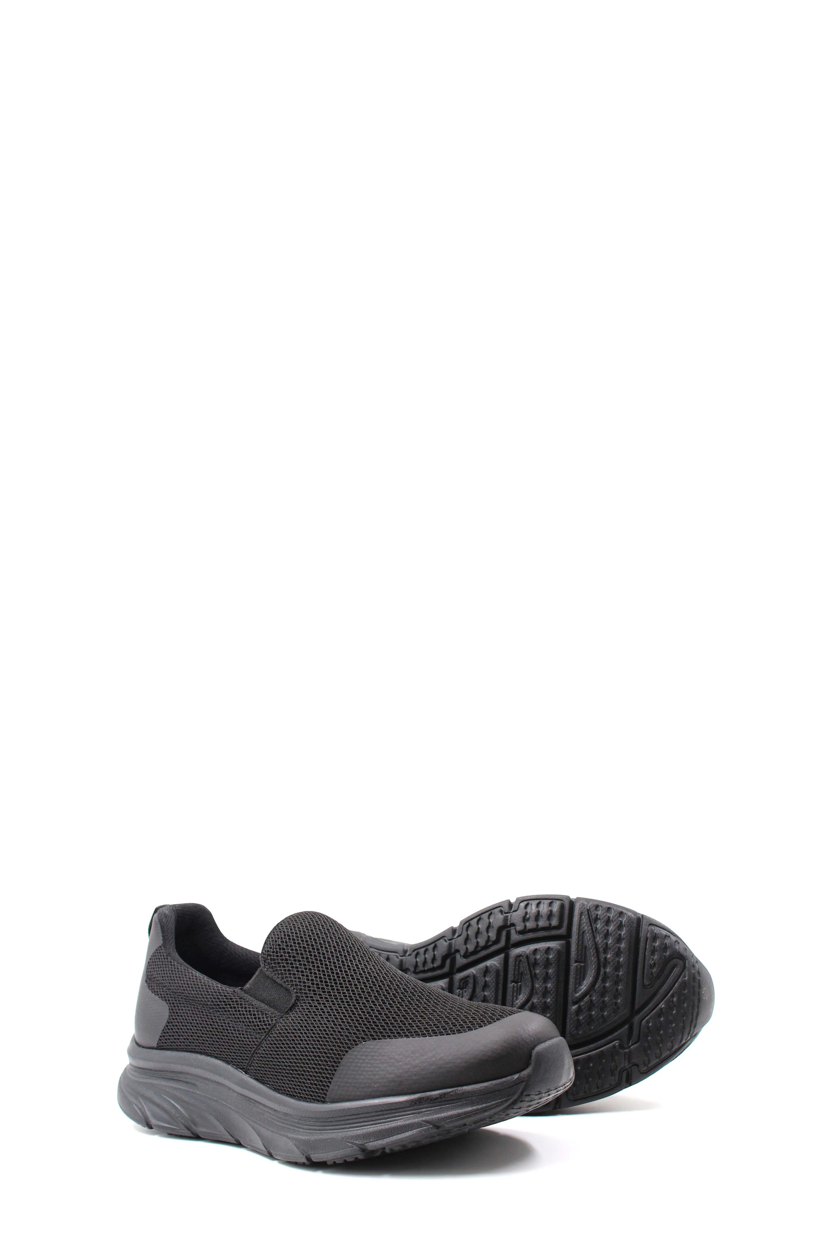 Men's Black Mesh Slip-On Sneakers - Wessi