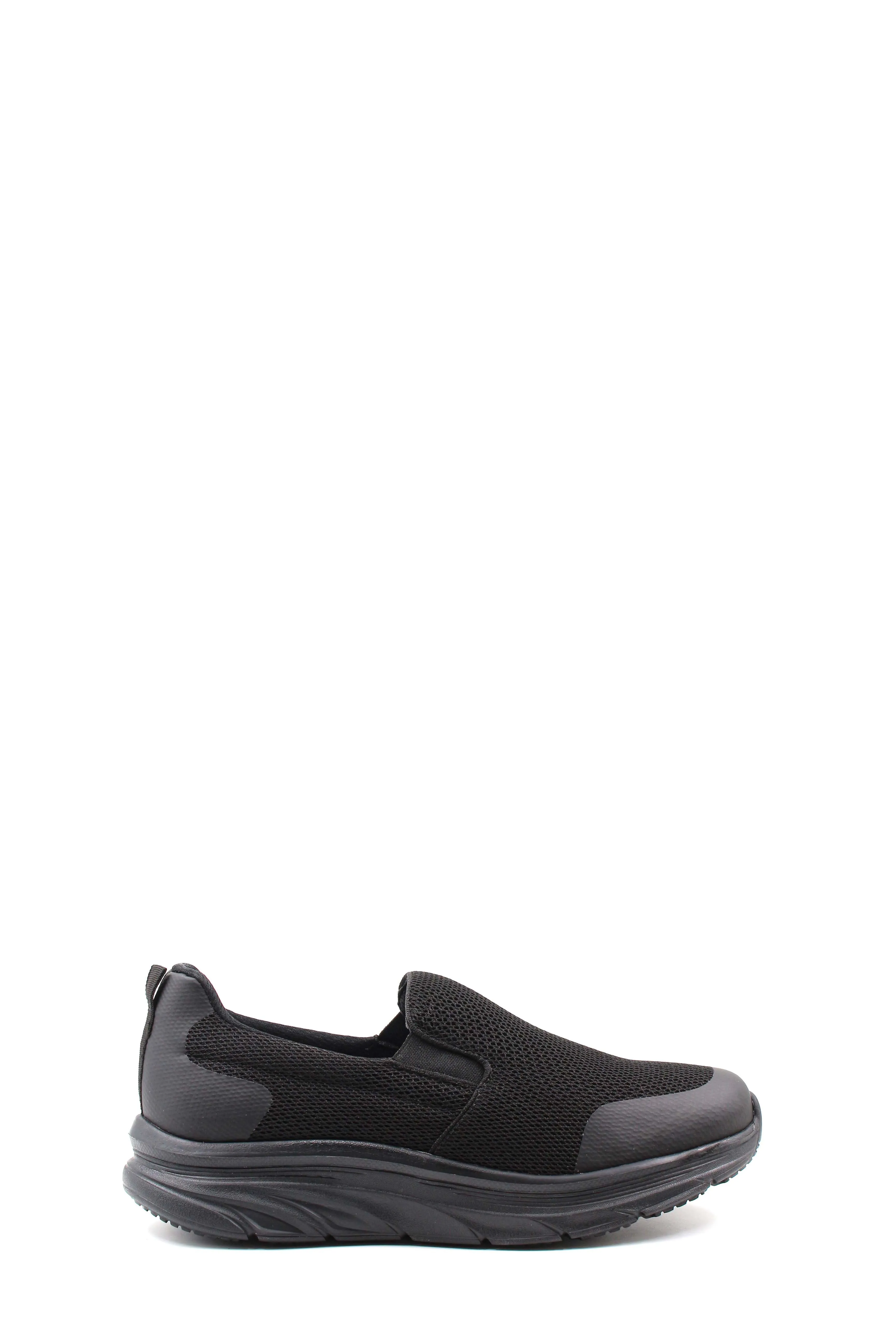 Men's Black Mesh Slip-On Sneakers - Wessi