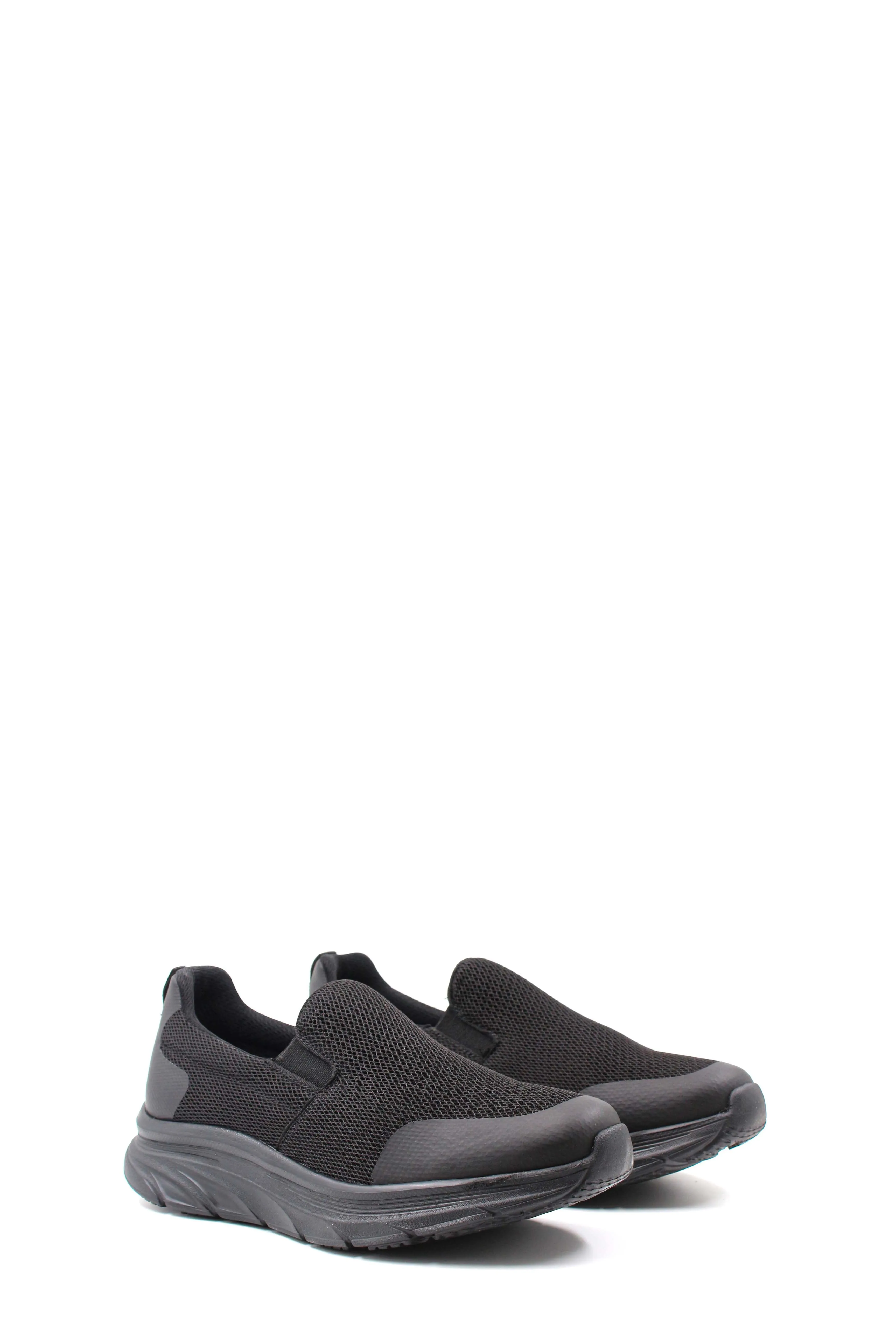 Men's Black Mesh Slip-On Sneakers - Wessi