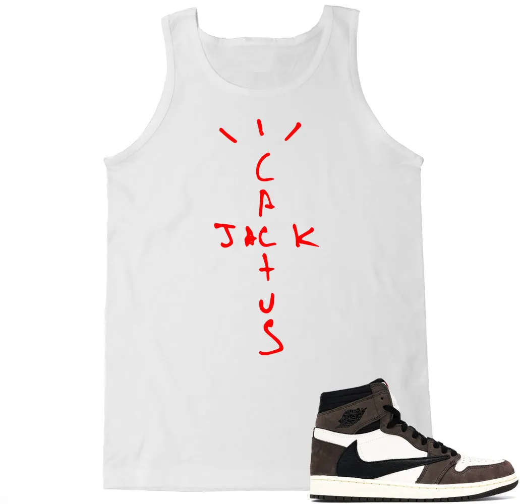 Men's Cactus Jack Travis Scott Retro 1 Tank Top
