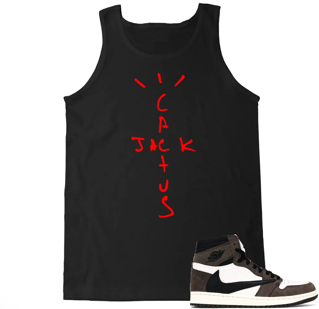 Men's Cactus Jack Travis Scott Retro 1 Tank Top