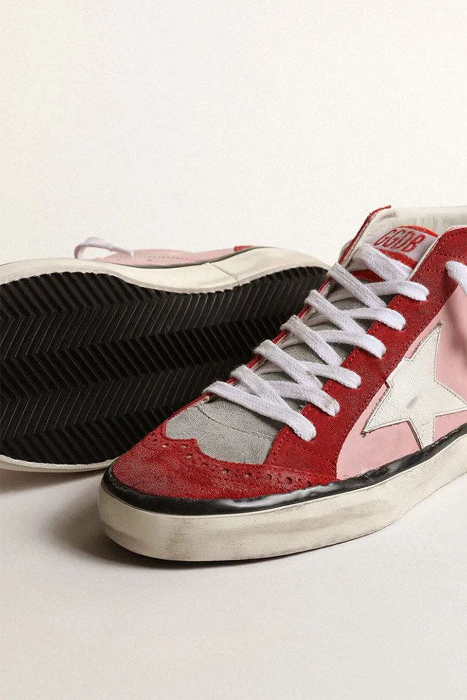 Mid Star Sneakers - Pink