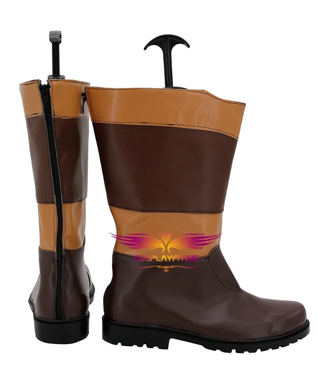 Movie Star Wars Jedi Knight Cosplay Shoes Boots Custom Made for Adult Men and Women Halloween Carnival