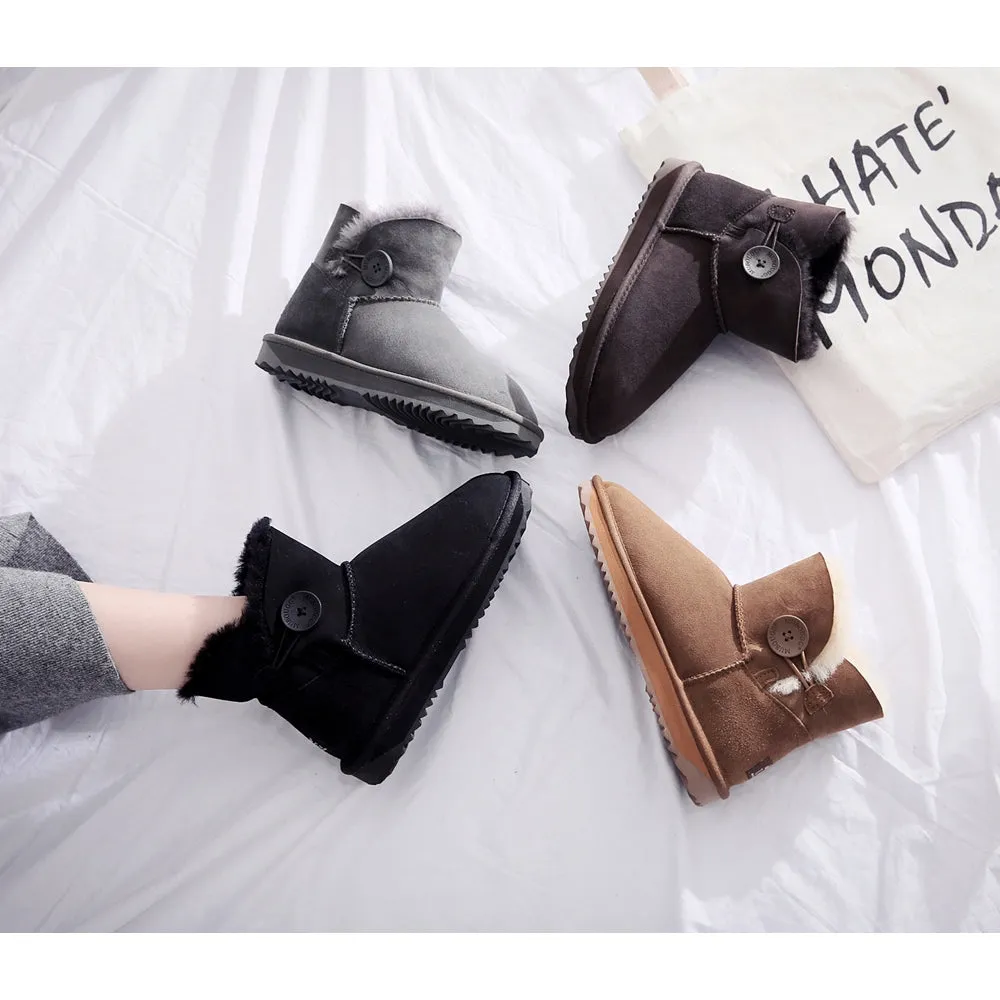 MUBO UGG Women Mini Button Classic UGG Boots Water Resistant Australian Made