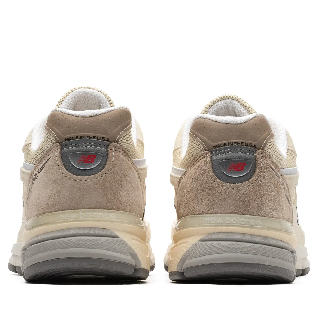 New Balance Made in USA 990v4 - Limestone/White