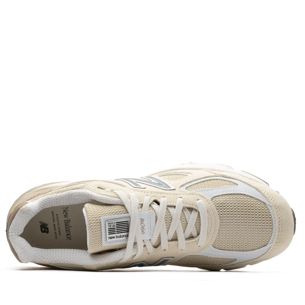 New Balance Made in USA 990v4 - Limestone/White