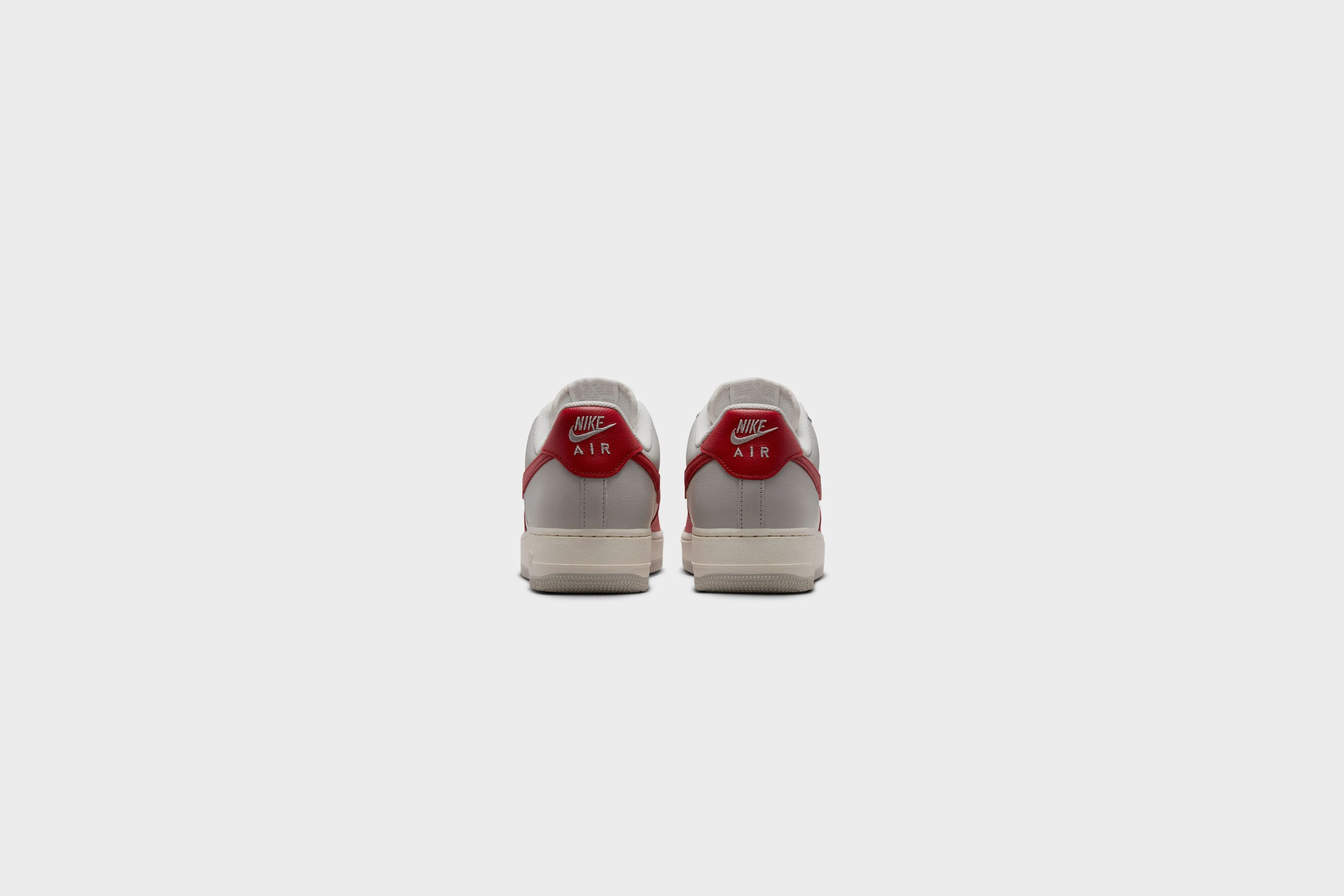 Nike Air Force 1 ‘07 LV8 (LT Iron Ore/Gym Red-Pale Ivory)