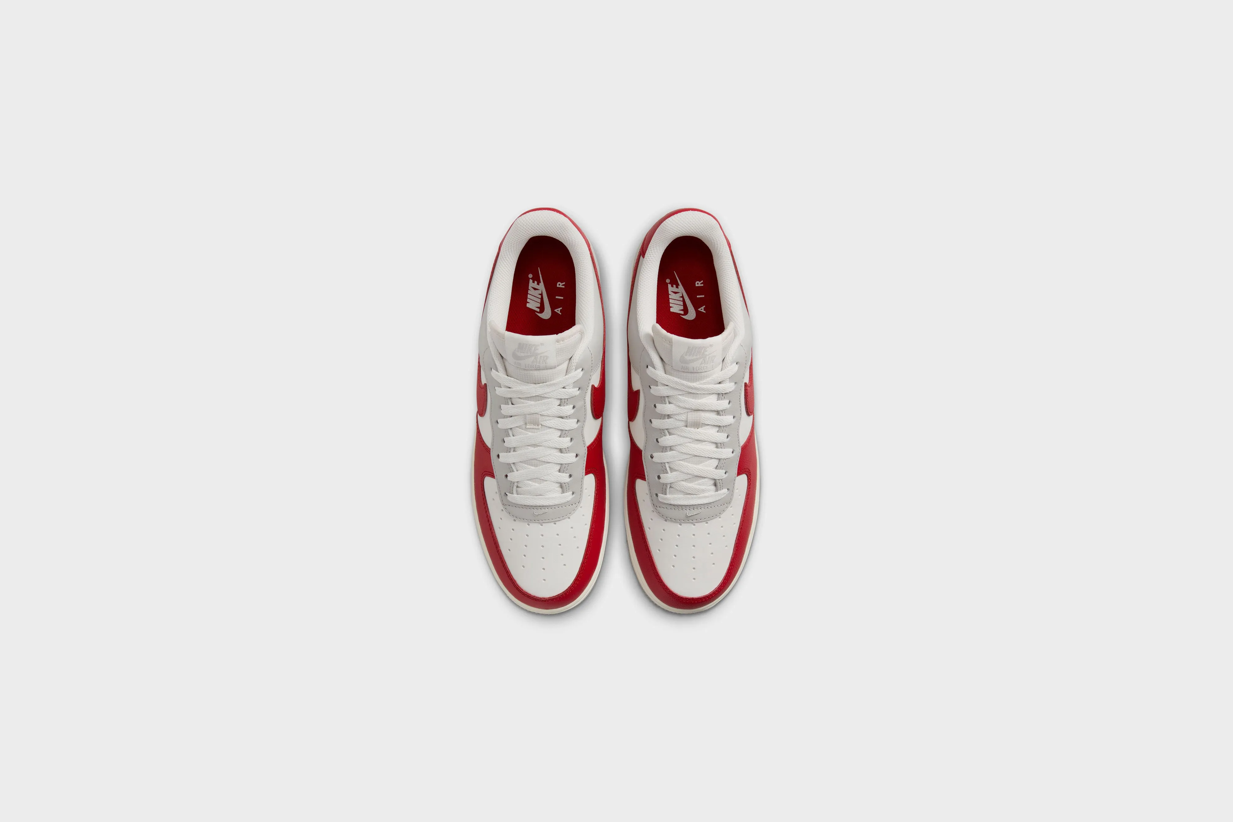 Nike Air Force 1 ‘07 LV8 (LT Iron Ore/Gym Red-Pale Ivory)