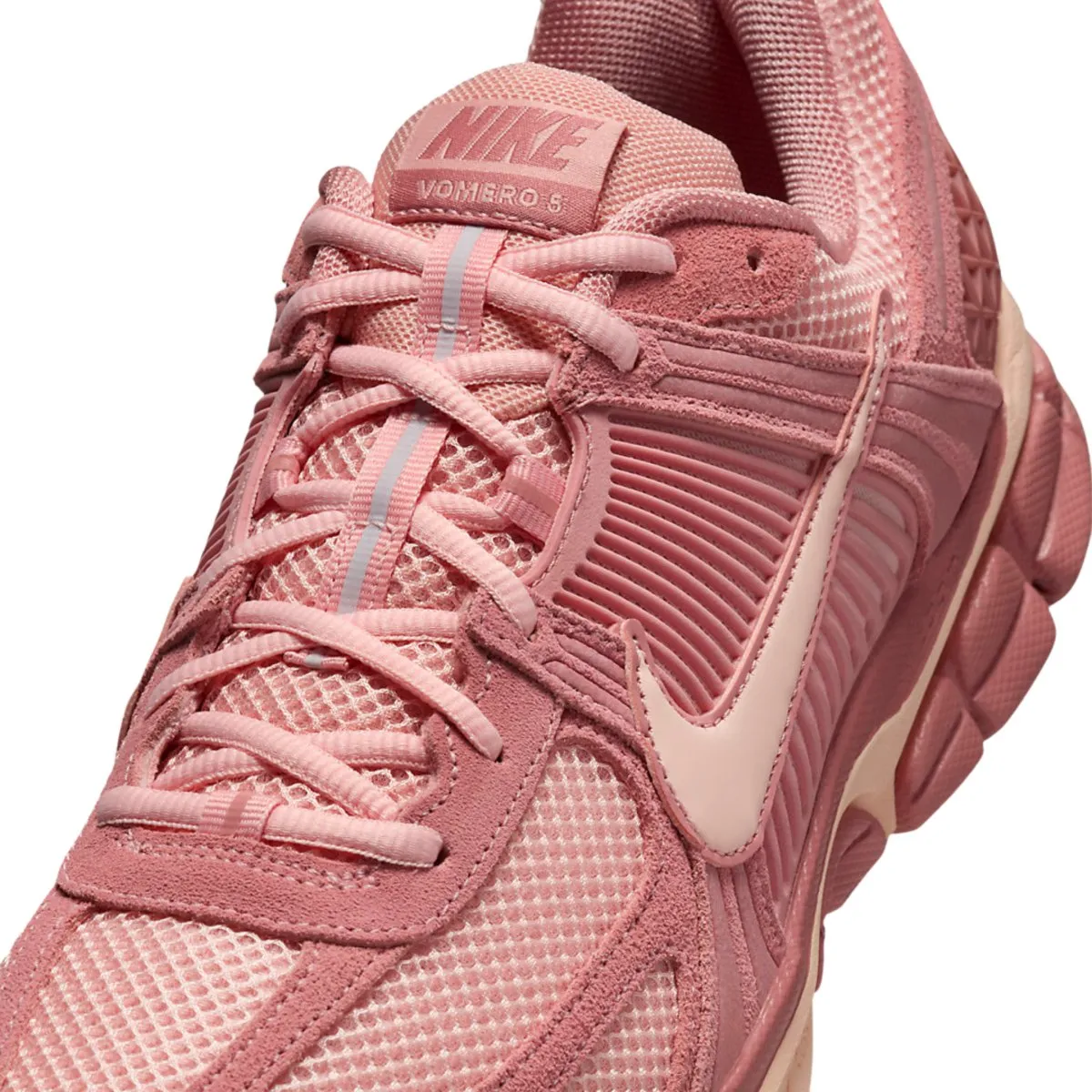 Nike Men's Zoom Vomero 5 Red Stardust/Crimson Tint/Metallic Platinum