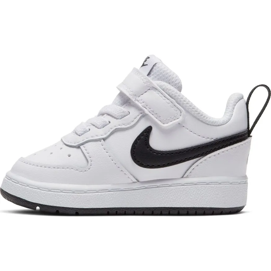 .Nike Toddler Court Borough Low 2 White/Black - (BQ5453 104) - CB - R1L9