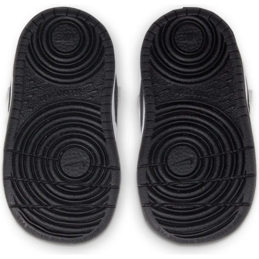 .Nike Toddler Court Borough Low 2 White/Black - (BQ5453 104) - CB - R1L9