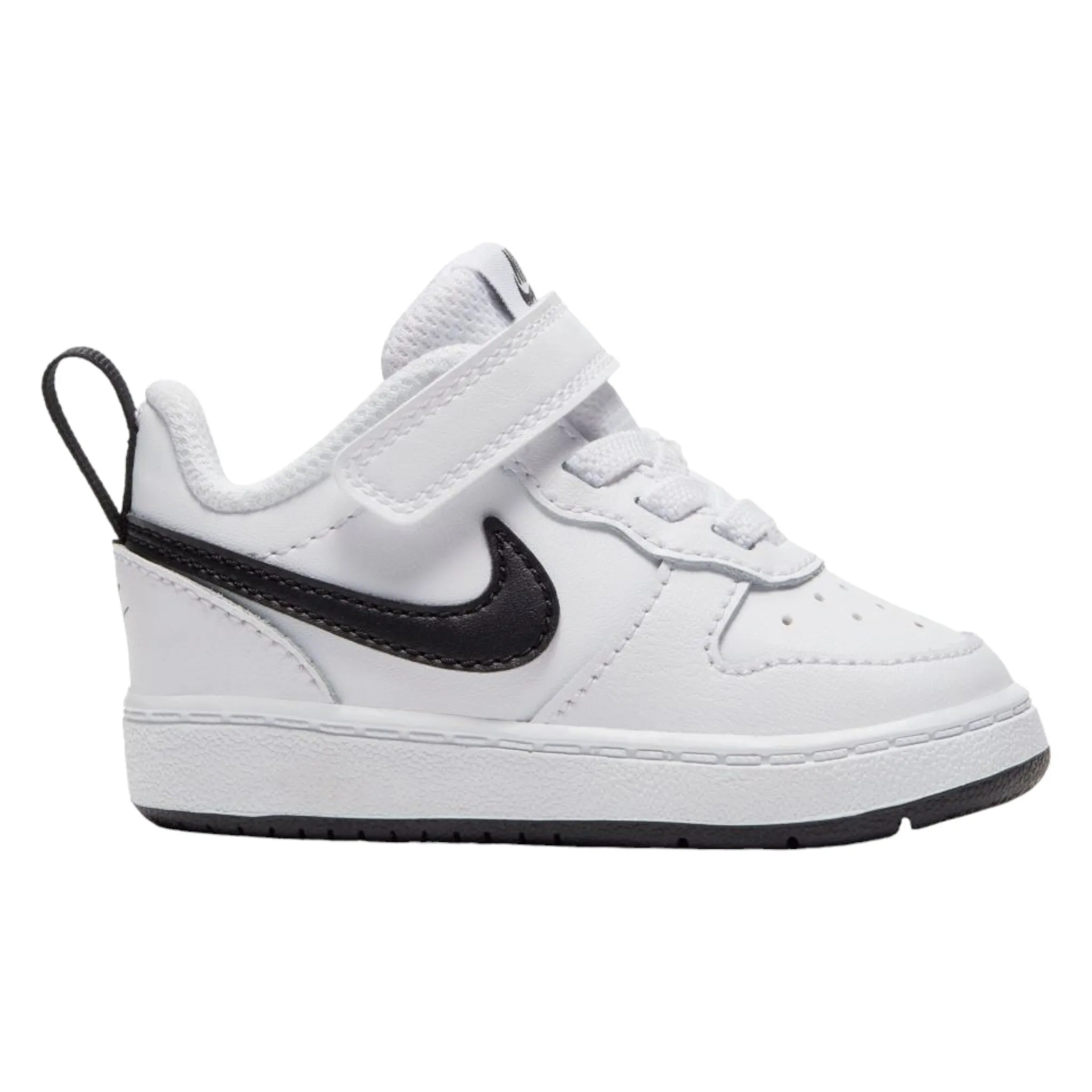 .Nike Toddler Court Borough Low 2 White/Black - (BQ5453 104) - CB - R1L9