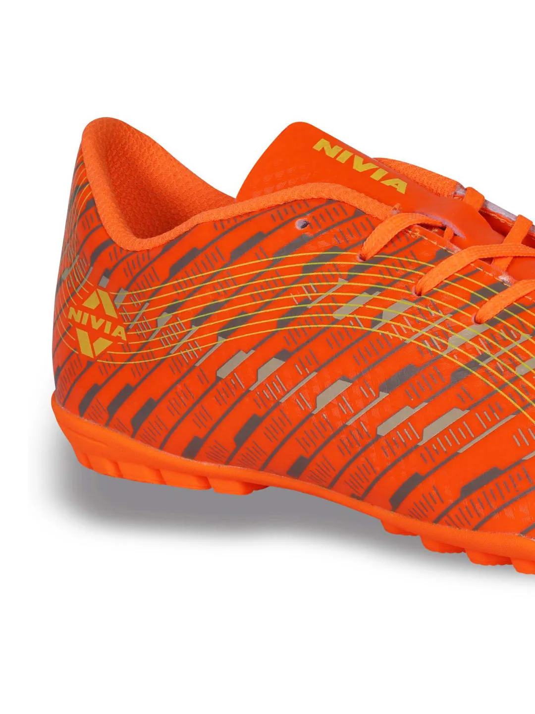 Nivia Vega Football Shoes Orange