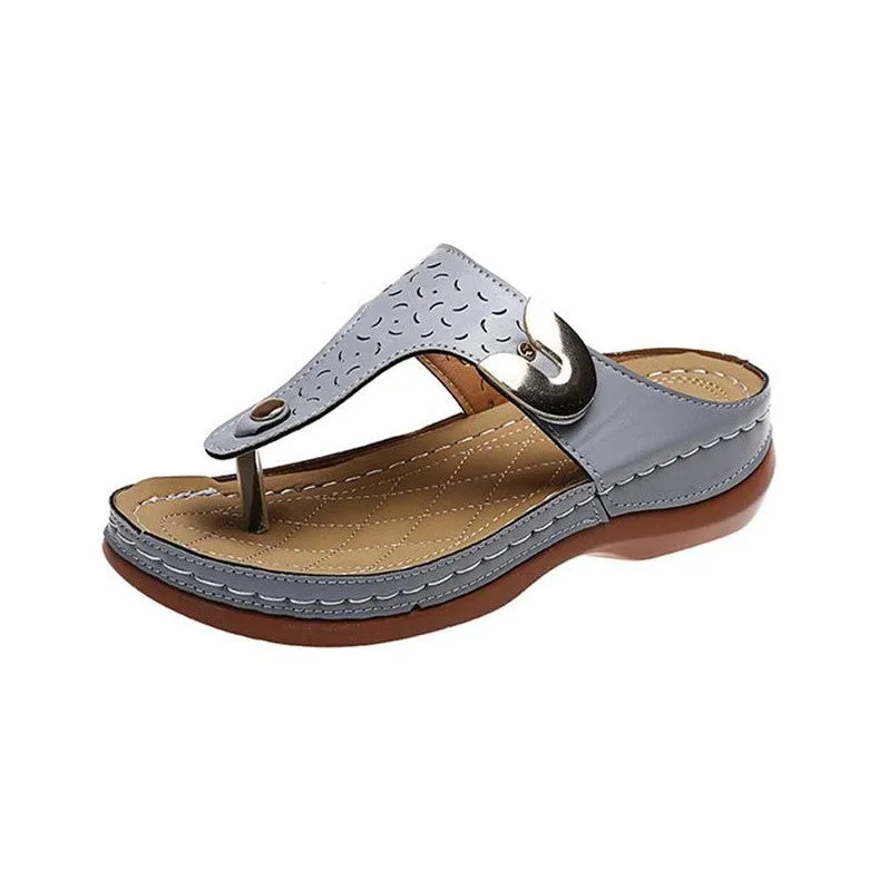 OCW Women Wedges Slippers Summer Casual Mujer Zapatos Flip Flops