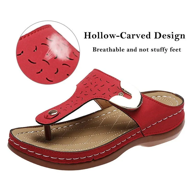 OCW Women Wedges Slippers Summer Casual Mujer Zapatos Flip Flops