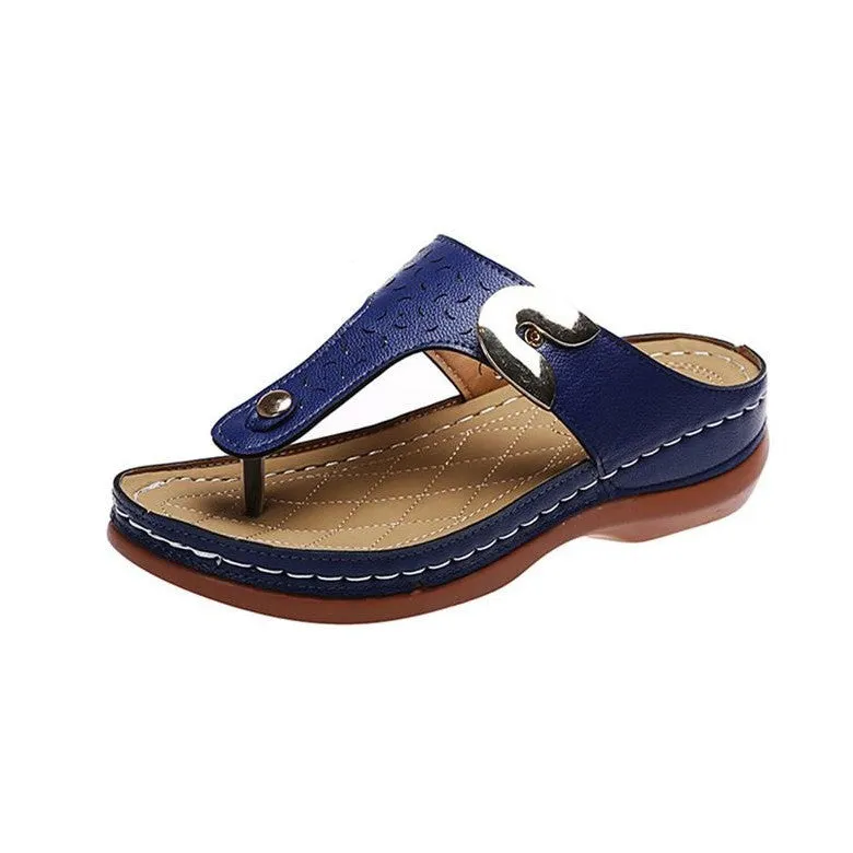 OCW Women Wedges Slippers Summer Casual Mujer Zapatos Flip Flops