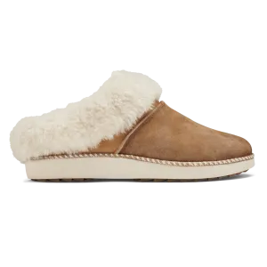 OluKai Women's Ku'i Slippers- Tan/Bone