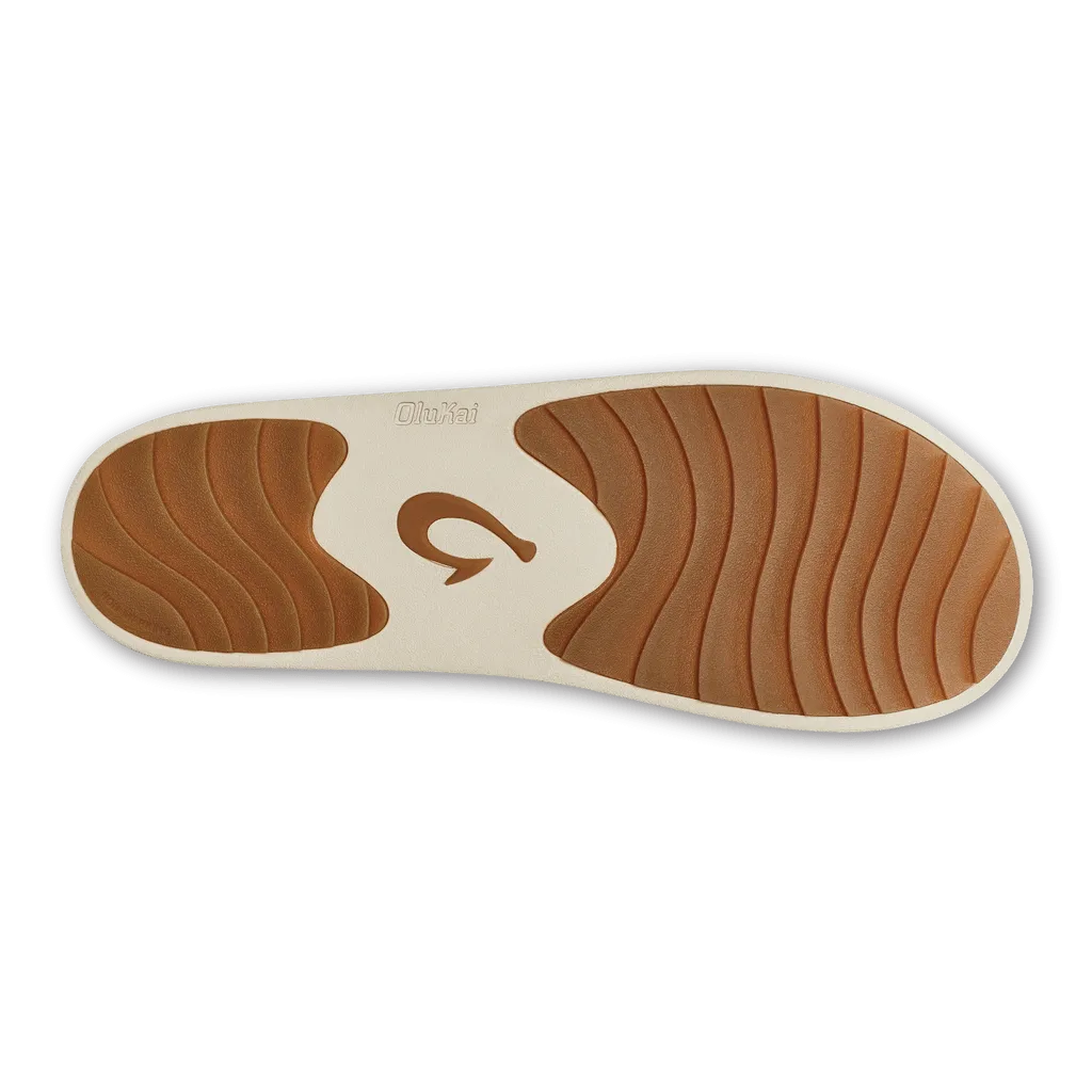 OluKai Women's Ku'i Slippers- Tan/Bone
