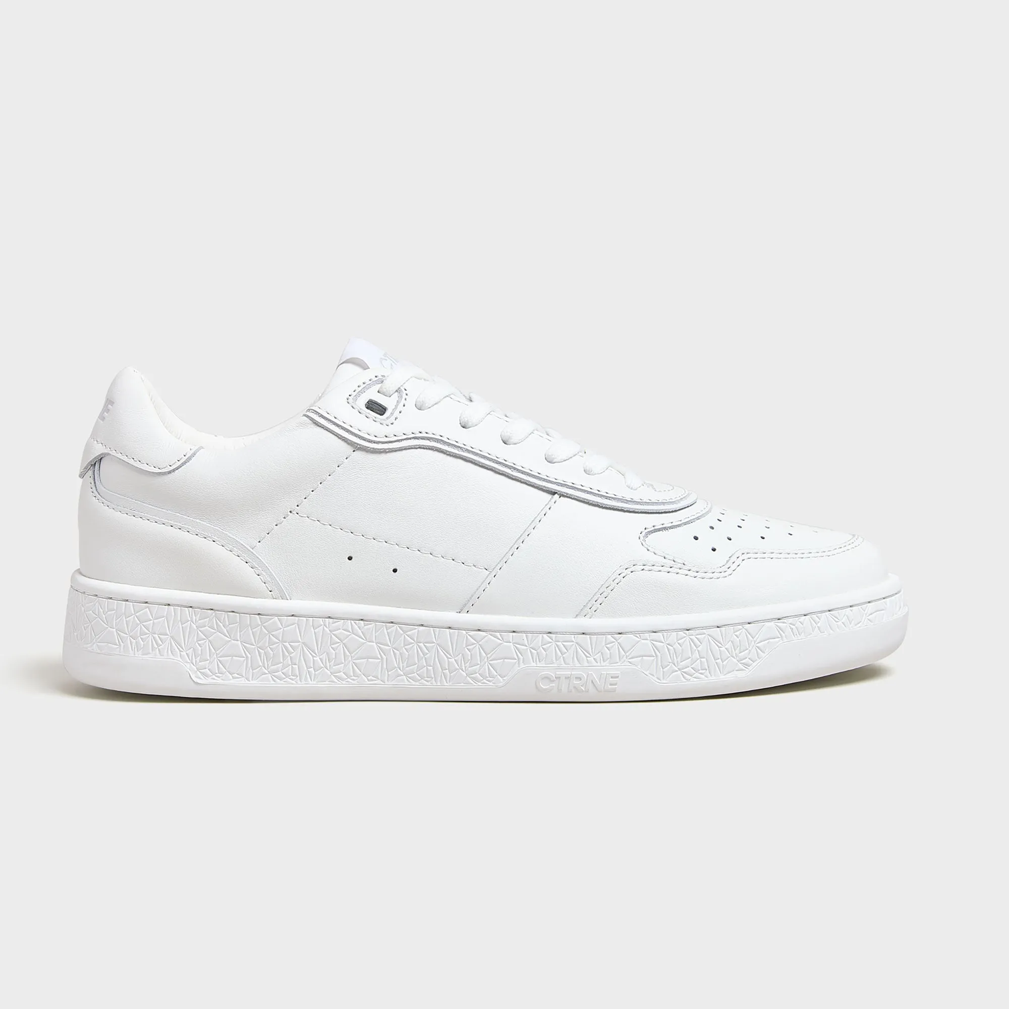 Orgonite Manifest Sneaker in White/Leather Ladies