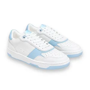 Orgonite Manifest Sneaker in White/Pale Blue/Leather