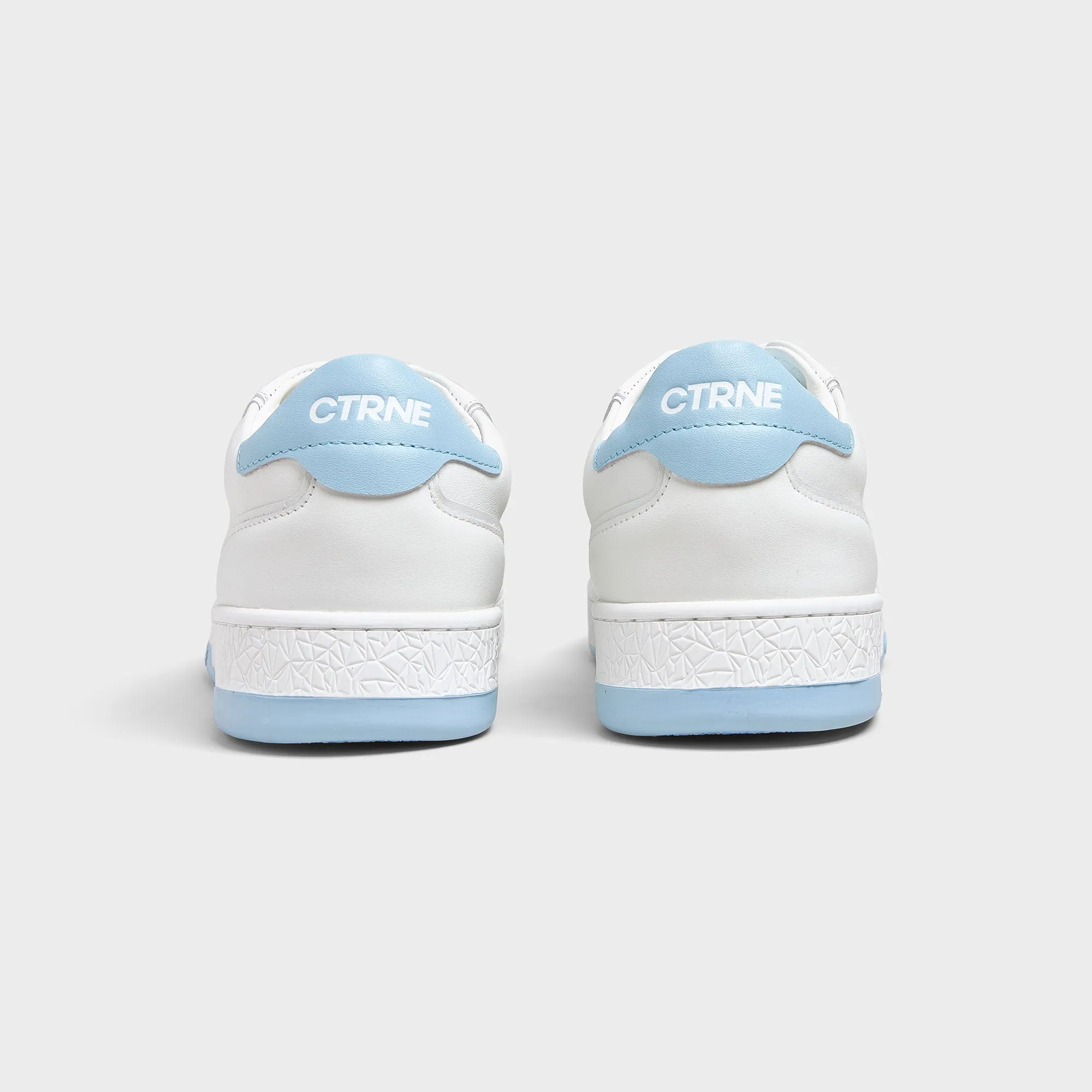 Orgonite Manifest Sneaker in White/Pale Blue/Leather