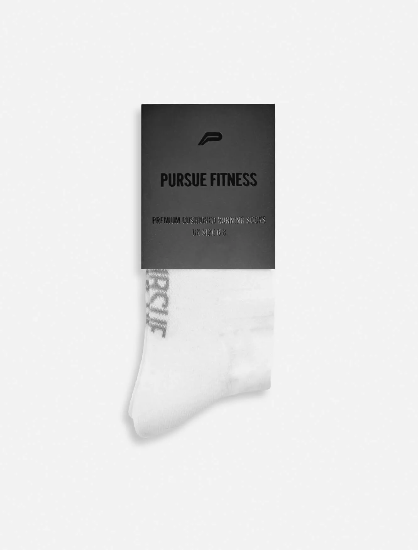 Premium Cushioned Running Socks - White