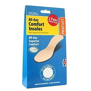 Profoot All Day Comfort Insoles Pack of 2