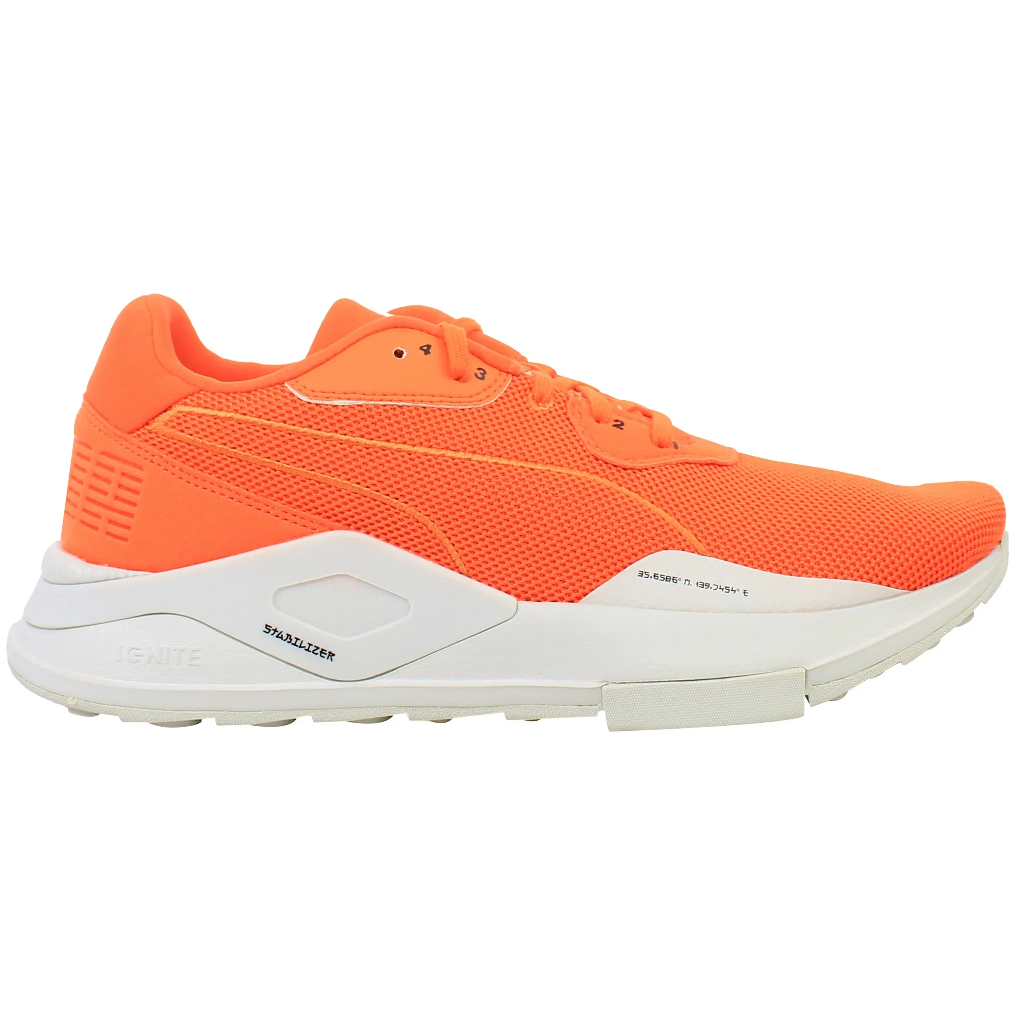 Puma Shoku In Plain Sight Mens Orange Running Shoes