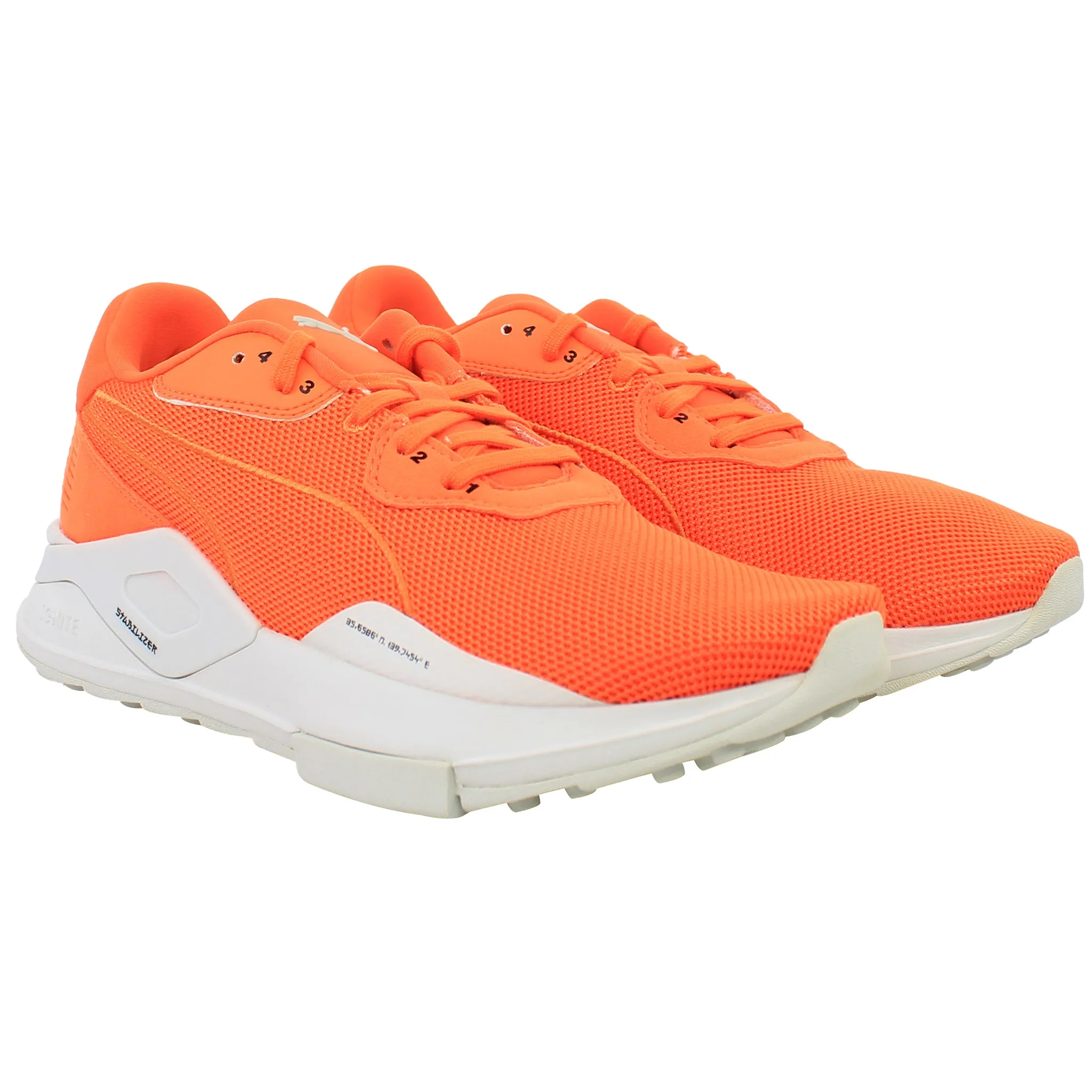 Puma Shoku In Plain Sight Mens Orange Running Shoes