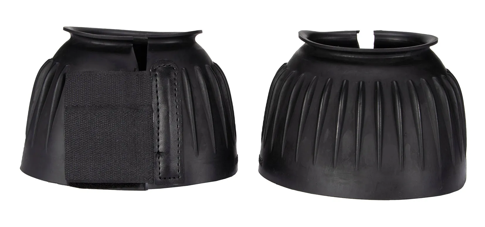 Ribbed Bell Boots w/Single Velcro