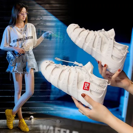 Rome Style Breathable FlyKnit Sneaker Shoes