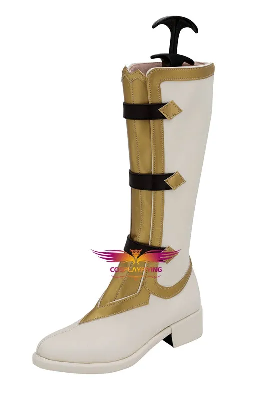RPG Game Granblue Fantasy Vampy Cosplay Shoes Boots Custom Made for Adult Men and Women Halloween Carnival