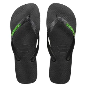 Rubber Logo Black Neon Green